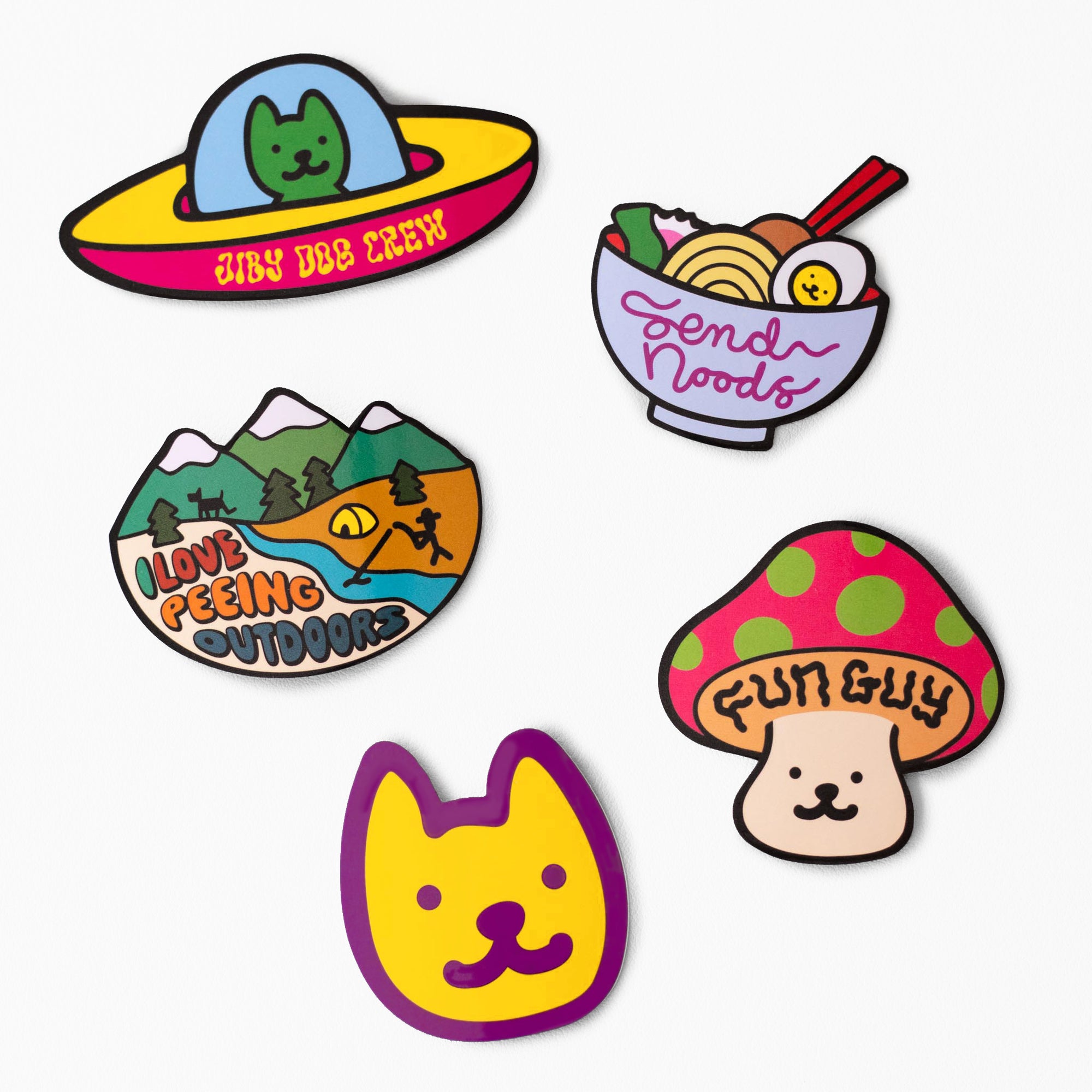 Jiby Noods Sticker Pack