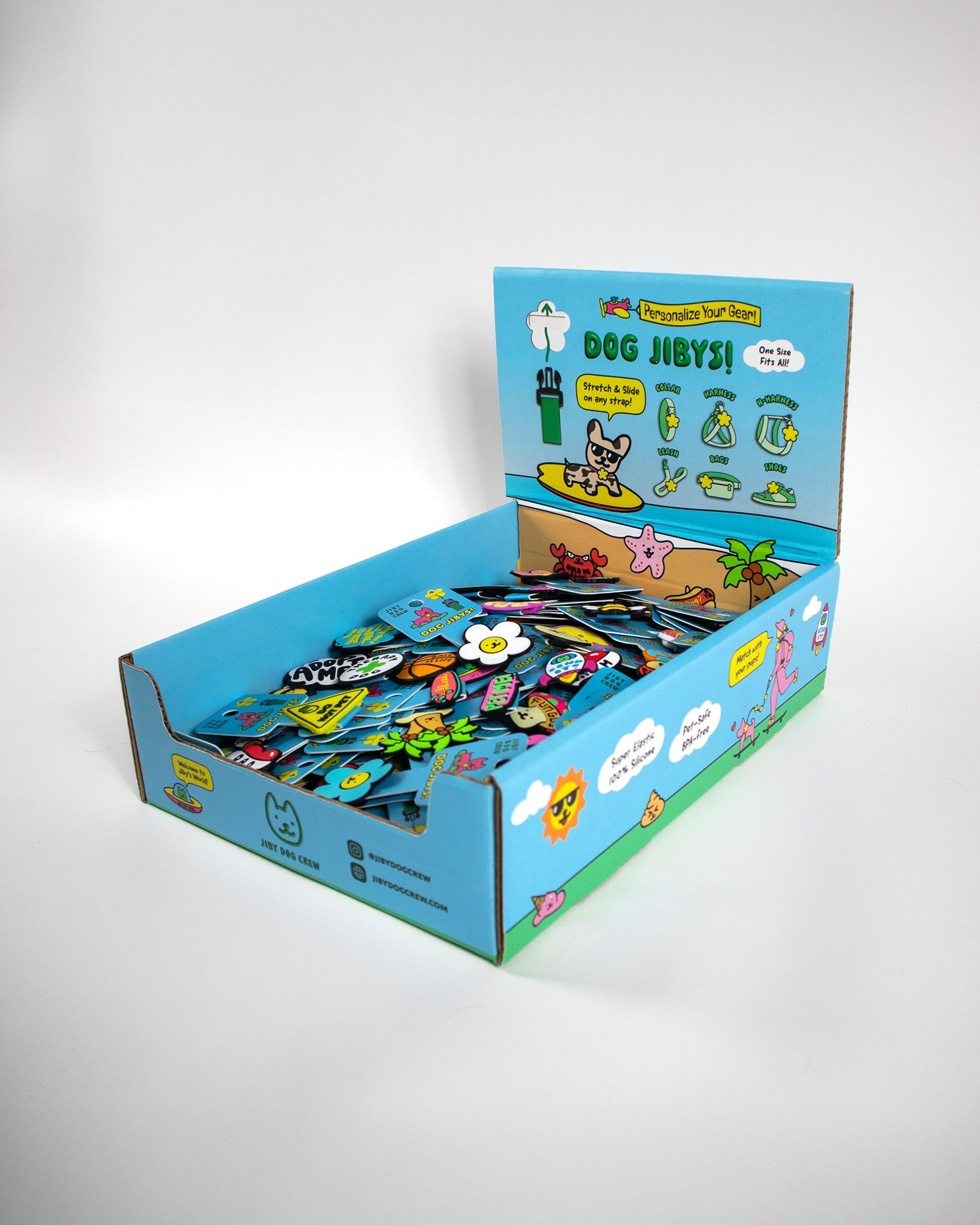 Jiby PDQ Display Tray - Prefilled Top 24 (120 Jibys)