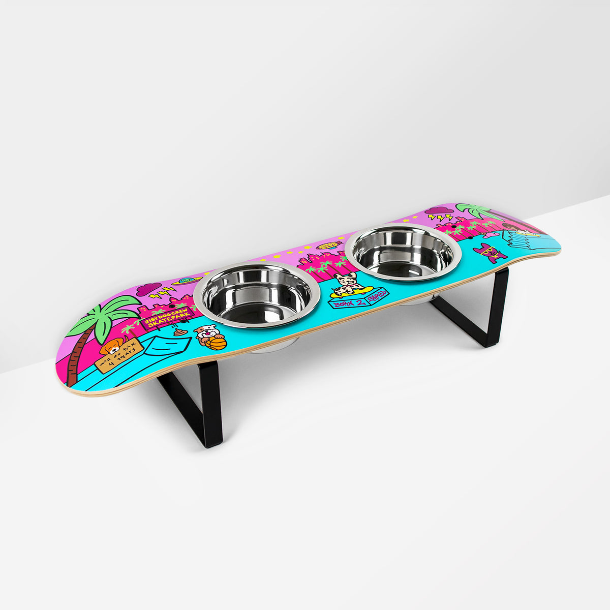 Shred_City_Skateboard_Dog_Bowl