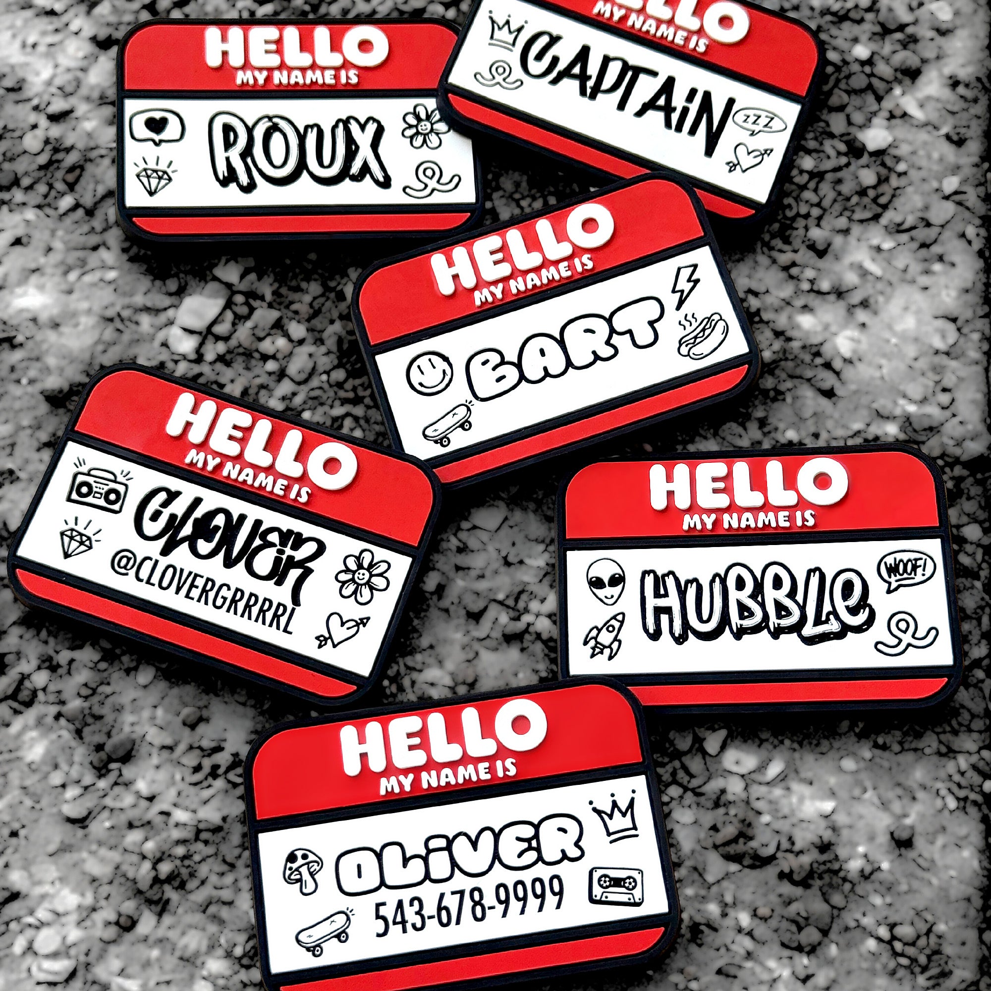Hello My Name Is Pet ID Jiby