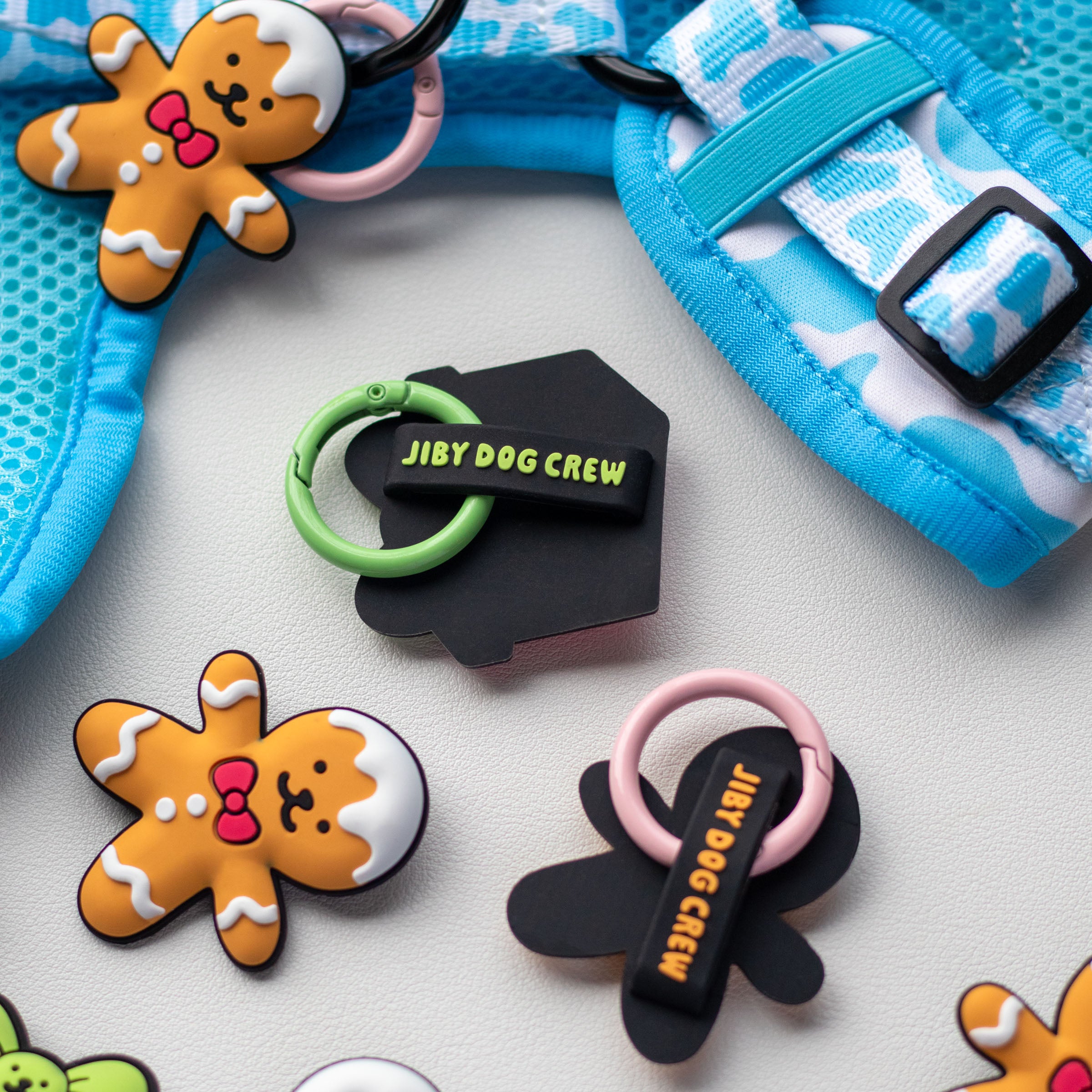 Lil Gifty Jiby Dog Charm | Silicone Slide-On Dog Collar Charm
