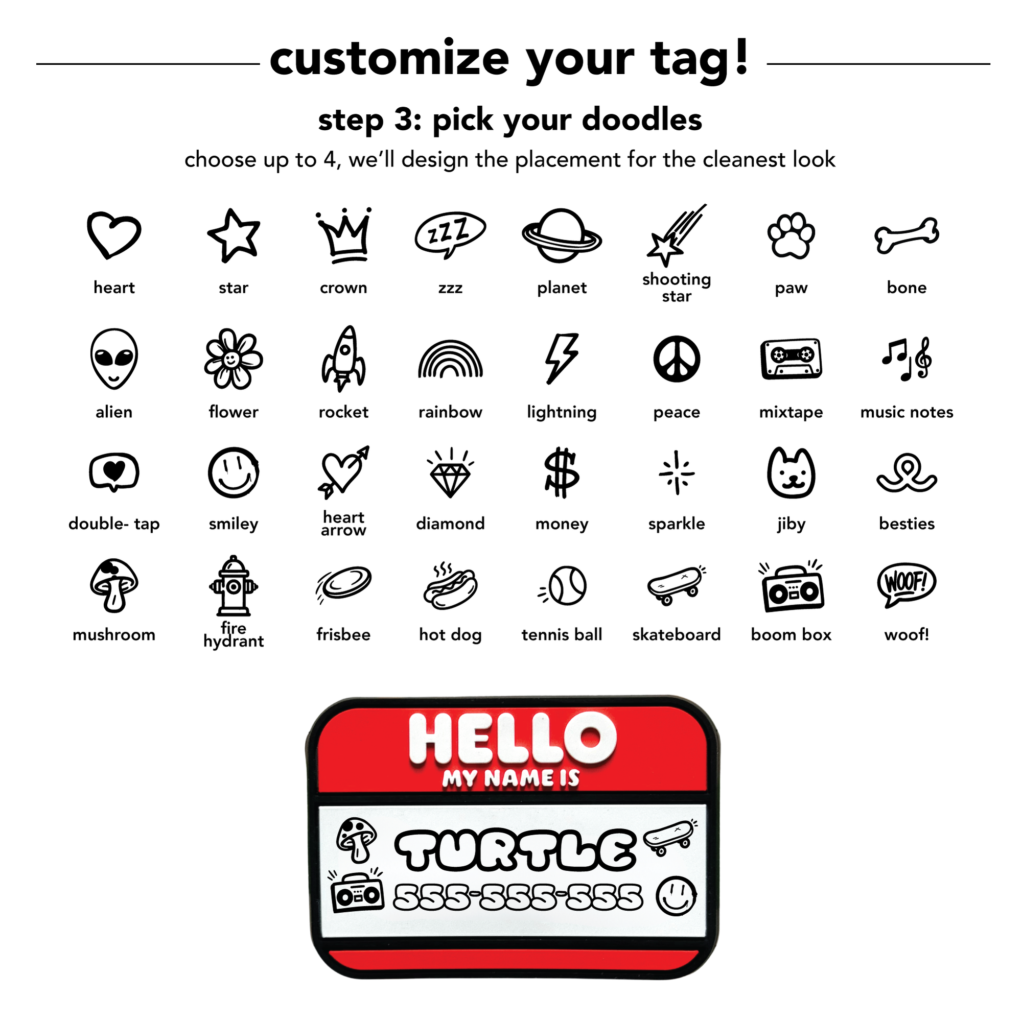 HELLO Jiby Pet ID Tag